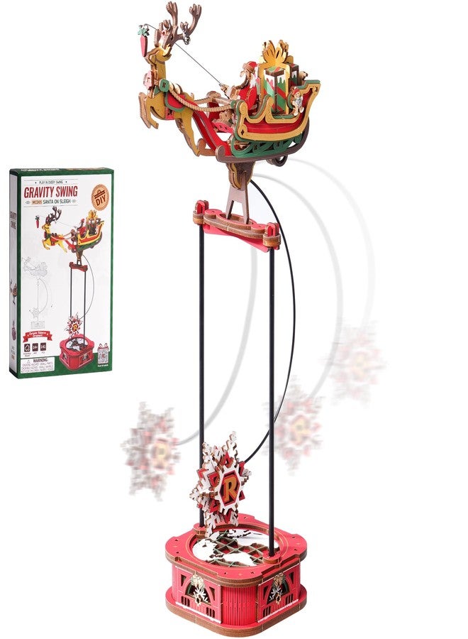 روبوتايم لعبة أحجية خشبية ثلاثية الأبعاد من روبوتايم للكبار - مجموعة نماذج خشبية إبداعية ومريحة لبناء ديكور أنيق لعيد الميلاد لتزيين المنزل - Image 1